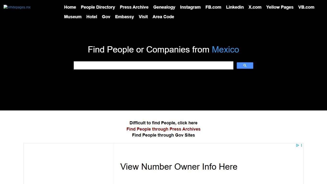 Whitepages.mx - find People in Mexico