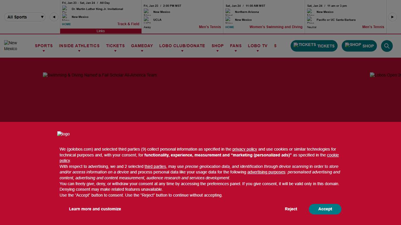 Home Page - New Mexico Lobos - Official Athletics Website